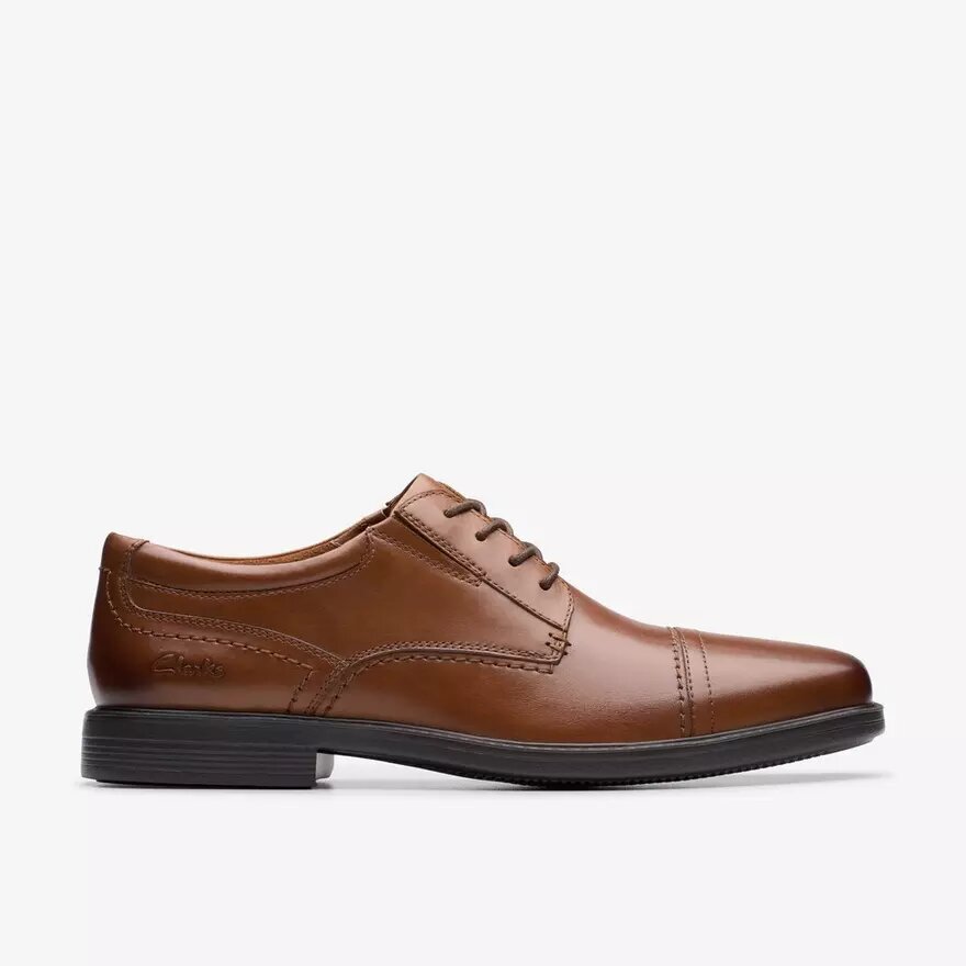 Scarpa Oxford Dresslite Cap da uomo in pelle marrone chiaro Scarpa Oxford Dresslite Cap da uomo in pelle marrone chiaro