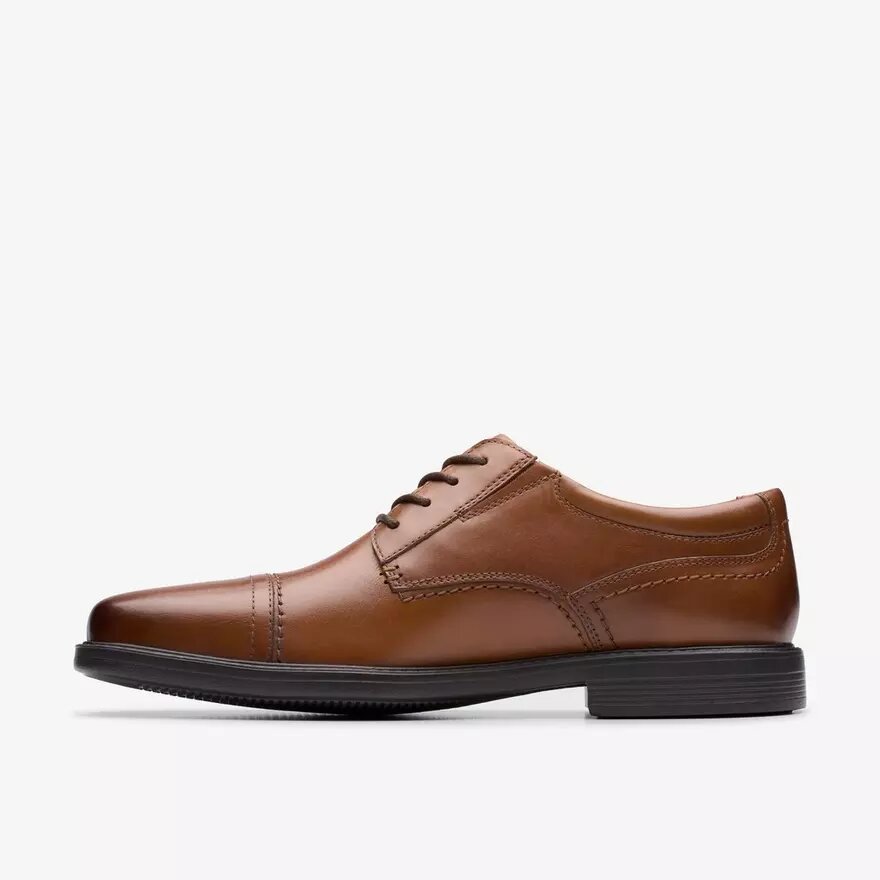Scarpa Oxford Dresslite Cap da uomo in pelle marrone chiaro Scarpa Oxford Dresslite Cap da uomo in pelle marrone chiaro