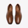 Scarpa Oxford Dresslite Cap da uomo in pelle marrone chiaro Scarpa Oxford Dresslite Cap da uomo in pelle marrone chiaro