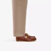 Scarpe da barca da uomo Charmouth Lace in pelle marrone chiaro