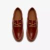 Scarpe da barca da uomo Charmouth Lace in pelle marrone chiaro