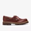 Scarpe da barca da uomo Cleyhill in pelle marrone
