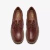 Scarpe da barca da uomo Cleyhill in pelle marrone