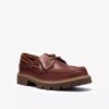 Scarpe da barca da uomo Cleyhill in pelle marrone