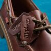 Scarpe da barca da uomo Cleyhill in pelle marrone