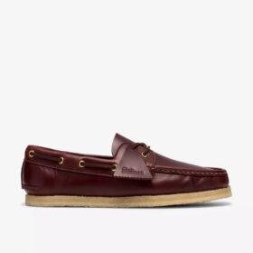 Scarpe da barca da uomo Godney in pelle British Tan