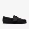 Scarpe da barca da uomo Godney in pelle nera Scarpe da barca da uomo Godney in pelle nera
