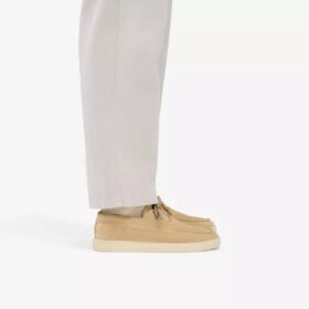 Scarpe da barca da uomo Lockford in pelle scamosciata Dark Sand