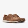 Scarpe da barca da uomo Sailview con lacci in nabuk marrone chiaro Scarpe da barca da uomo Sailview con lacci in nabuk marrone chiaro
