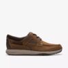 Scarpe da barca da uomo Sailview con lacci in pelle cerata