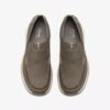 Scarpe da barca da uomo Sailview Step in nabuk color taupe, senza lacci
