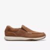 Scarpe da barca da uomo Sailview Step in nabuk marrone chiaro senza lacci Scarpe da barca da uomo Sailview Step in nabuk marrone chiaro senza lacci