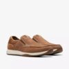 Scarpe da barca da uomo Sailview Step in nabuk marrone chiaro senza lacci Scarpe da barca da uomo Sailview Step in nabuk marrone chiaro senza lacci