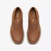 Scarpe da barca da uomo Sailview Step in nabuk marrone chiaro senza lacci Scarpe da barca da uomo Sailview Step in nabuk marrone chiaro senza lacci