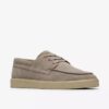 Scarpe da barca Lockford Boat da uomo in pelle scamosciata grigia Scarpe da barca Lockford Boat da uomo in pelle scamosciata grigia