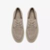 Scarpe da barca Lockford Boat da uomo in pelle scamosciata grigia Scarpe da barca Lockford Boat da uomo in pelle scamosciata grigia