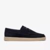Scarpe da barca Lockford da uomo in pelle scamosciata blu navy
