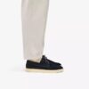 Scarpe da barca Lockford da uomo in pelle scamosciata blu navy