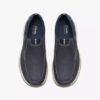 Scarpe da barca slip-on Sailview Step da uomo in nabuk blu navy