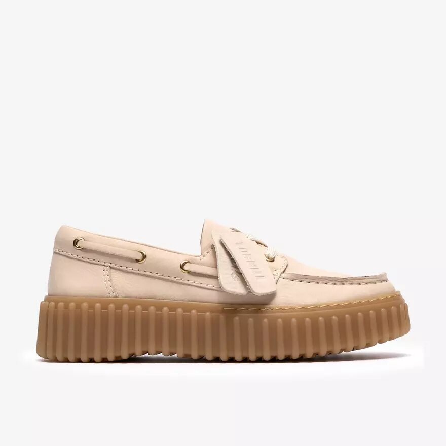 Scarpe da barca Torhill da donna in nabuk color crema Scarpe da barca Torhill da donna in nabuk color crema