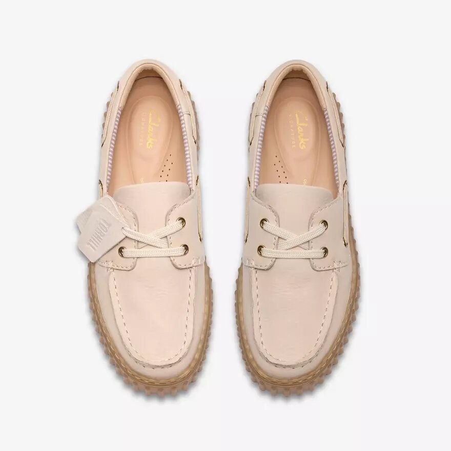 Scarpe da barca Torhill da donna in nabuk color crema Scarpe da barca Torhill da donna in nabuk color crema