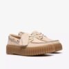 Scarpe da barca Torhill da donna in nabuk color crema Scarpe da barca Torhill da donna in nabuk color crema