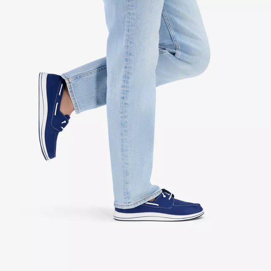 Scarpe da donna Breeze Edge blu navy Slip-on senza lacci Scarpe da donna Breeze Edge blu navy Slip-on senza lacci