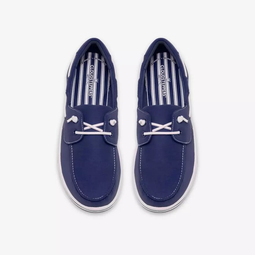 Scarpe da donna Breeze Edge blu navy Slip-on senza lacci Scarpe da donna Breeze Edge blu navy Slip-on senza lacci
