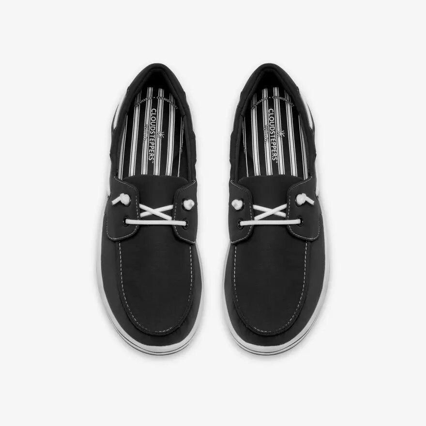 Scarpe da donna Breeze Edge nere Slip-on senza lacci Scarpe da donna Breeze Edge nere Slip-on senza lacci