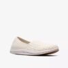 Scarpe da donna Breeze Lily bianche Slip-on senza lacci Scarpe da donna Breeze Lily bianche Slip-on senza lacci