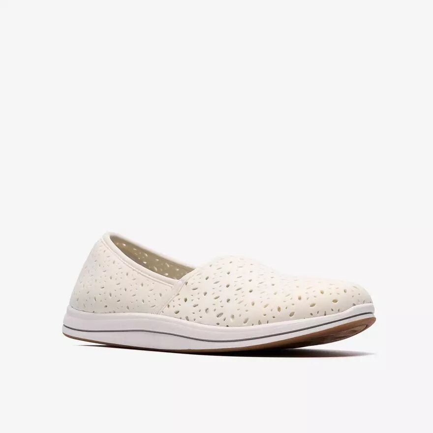 Scarpe da donna Breeze Lily bianche Slip-on senza lacci Scarpe da donna Breeze Lily bianche Slip-on senza lacci