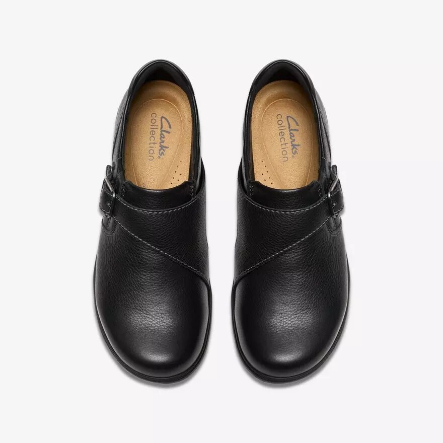 Scarpe da donna Carleigh Jazz in pelle nera Scarpe da donna Carleigh Jazz in pelle nera