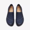 Scarpe da donna Carleigh Ray in nabuk blu navy Slip-on senza lacci Scarpe da donna Carleigh Ray in nabuk blu navy Slip-on senza lacci