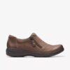 Scarpe da donna Carleigh Ray in nabuk color taupe Slip-on senza lacci