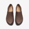 Scarpe da donna Carleigh Ray in nabuk color taupe Slip-on senza lacci