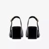 Scarpe da donna Fernie Sling in pelle verniciata nera