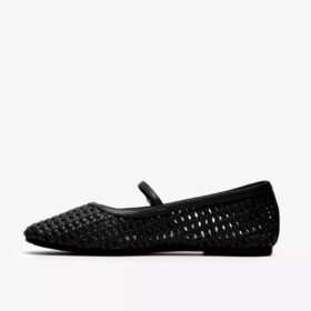 Scarpe da donna Livia Sky con cinturino intrecciato nero Scarpe da donna Livia Sky con cinturino intrecciato nero
