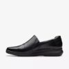 Scarpe da donna Lynell Slip-on in pelle nera senza lacci Scarpe da donna Lynell Slip-on in pelle nera senza lacci