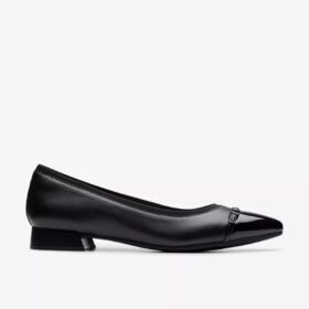 Scarpe da donna Natalyn in pelle nera scura Slip-on senza lacci