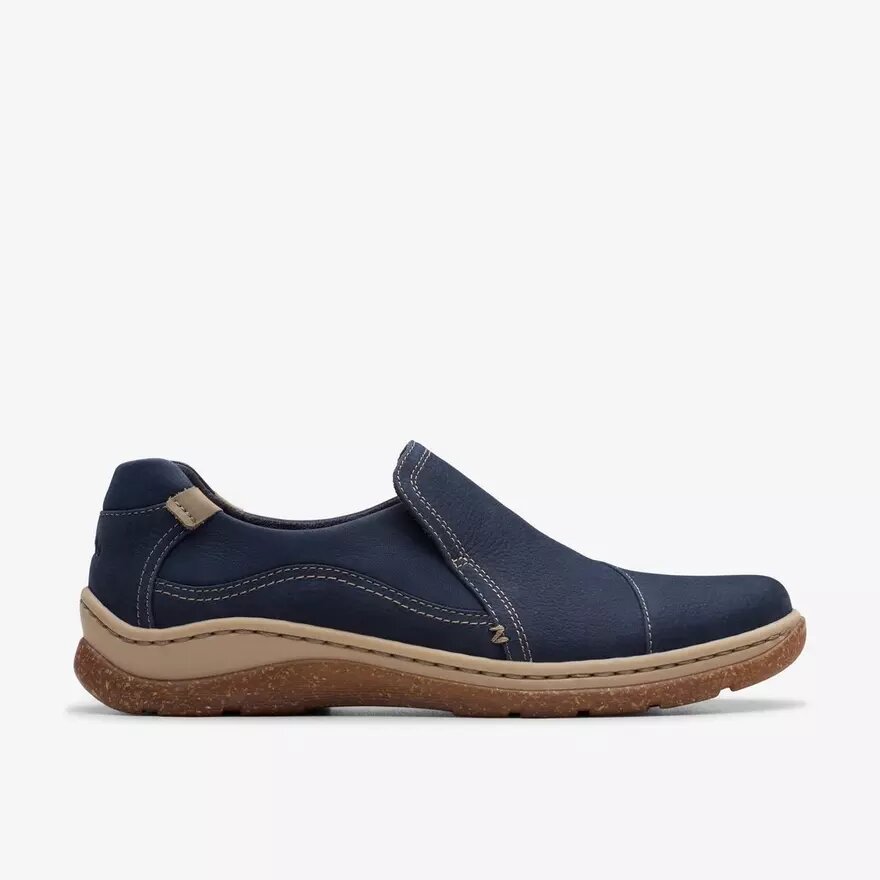 Scarpe da donna Orlene Slip-on in nabuk blu navy Scarpe da donna Orlene Slip-on in nabuk blu navy