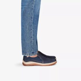 Scarpe da donna Orlene Slip-on in nabuk blu navy