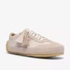 Scarpe da donna Tor Low in pelle scamosciata bianco sporco stringate Scarpe da donna Tor Low in pelle scamosciata bianco sporco stringate