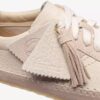 Scarpe da donna Tor Low in pelle scamosciata bianco sporco stringate Scarpe da donna Tor Low in pelle scamosciata bianco sporco stringate
