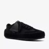 Scarpe da donna Tor Low in pelle scamosciata nera stringate