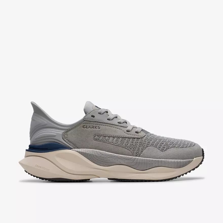 Scarpe da passeggio da uomo Pace Walk grigie Scarpe da passeggio da uomo Pace Walk grigie