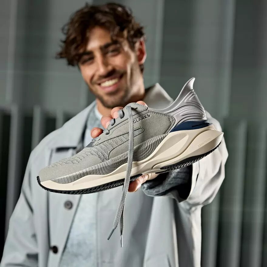 Scarpe da passeggio da uomo Pace Walk grigie Scarpe da passeggio da uomo Pace Walk grigie