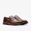 Scarpe da uomo Aldwin Step in pelle color cuoio medio