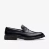 Scarpe da uomo Aldwin Step in pelle nera Scarpe da uomo Aldwin Step in pelle nera