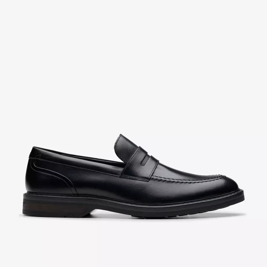 Scarpe da uomo Aldwin Step in pelle nera Scarpe da uomo Aldwin Step in pelle nera