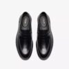 Scarpe da uomo Aldwin Step in pelle nera Scarpe da uomo Aldwin Step in pelle nera